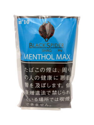 ブラックスパイダー・メンソールマックス・シャグ 30g ペーパー付属なし